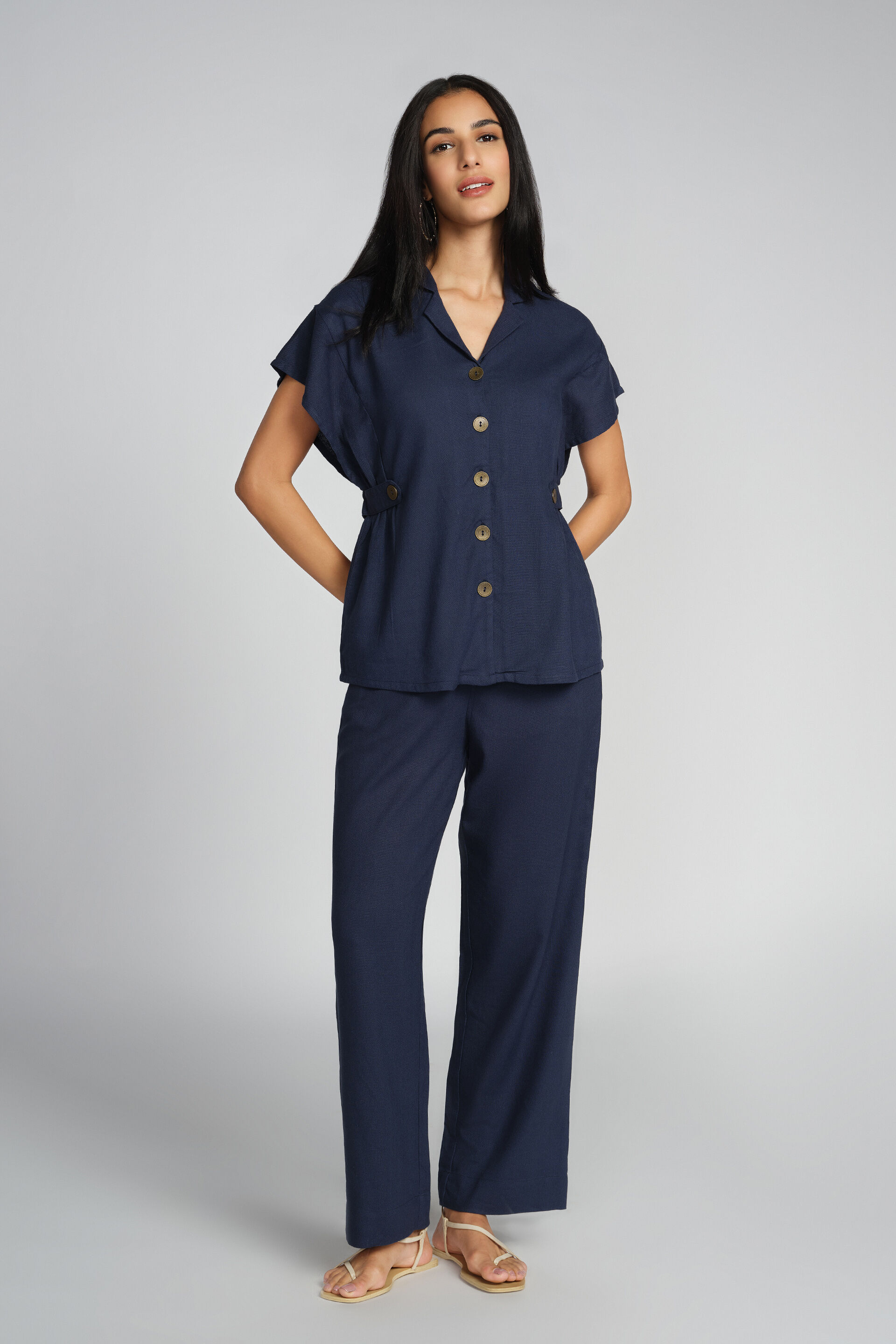 Terra Navy Co-ord Set, Navy, image 2
